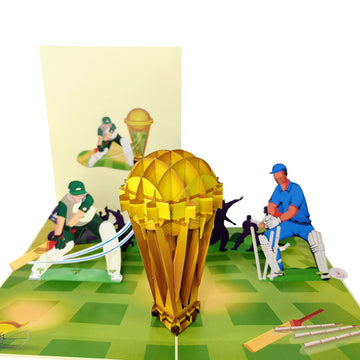 Cricketing Pop-Up Card